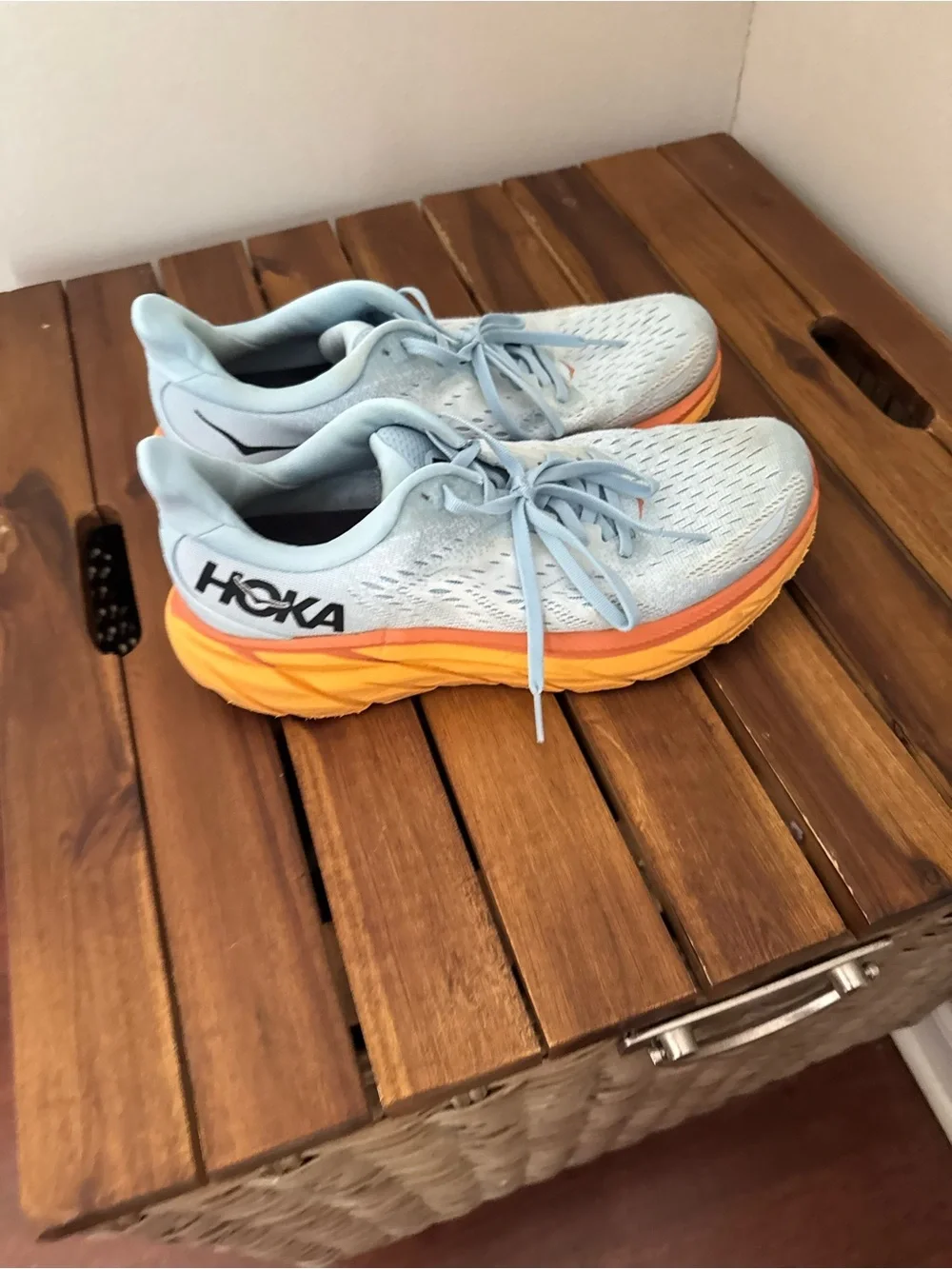 Hoka light blue